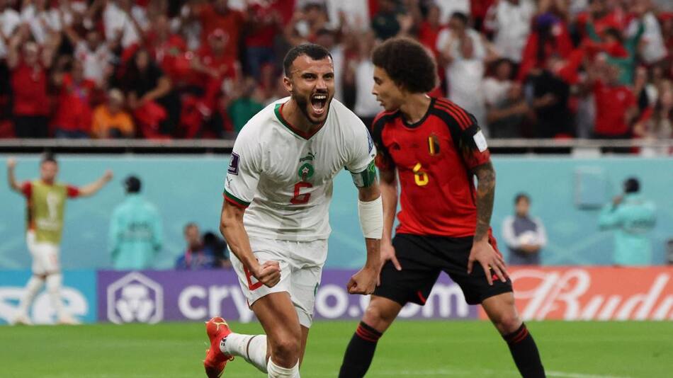 Bélgica vs. Marruecos. Foto Reuters