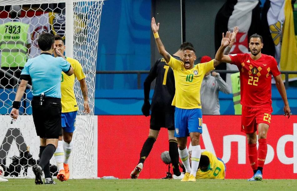 Neymar - Mundial Rusia 2018: Brasil vs. Bélgica (Reuters)