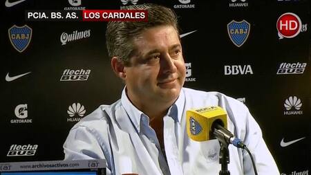 Daniel Angelici - conferencia del regreso a Boca