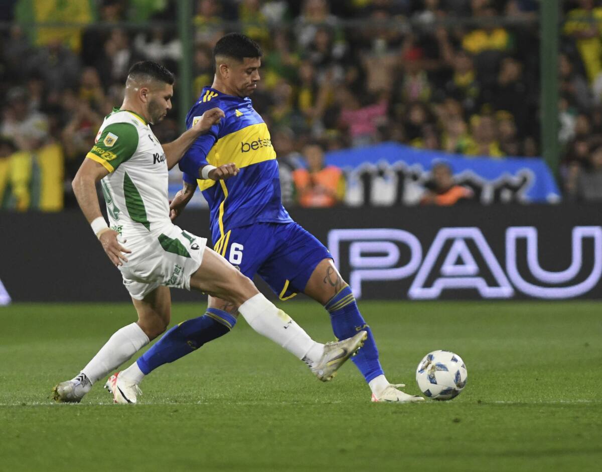 Boca vs Defensa y Justicia. Foto: Télam
