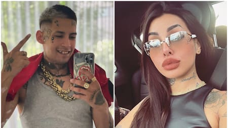 L-Gante y Tamara Báez. Foto: Instagram.