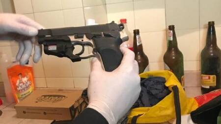 Encontraron el arma con la que habrían atacado a tiros a Olivares y Yadón