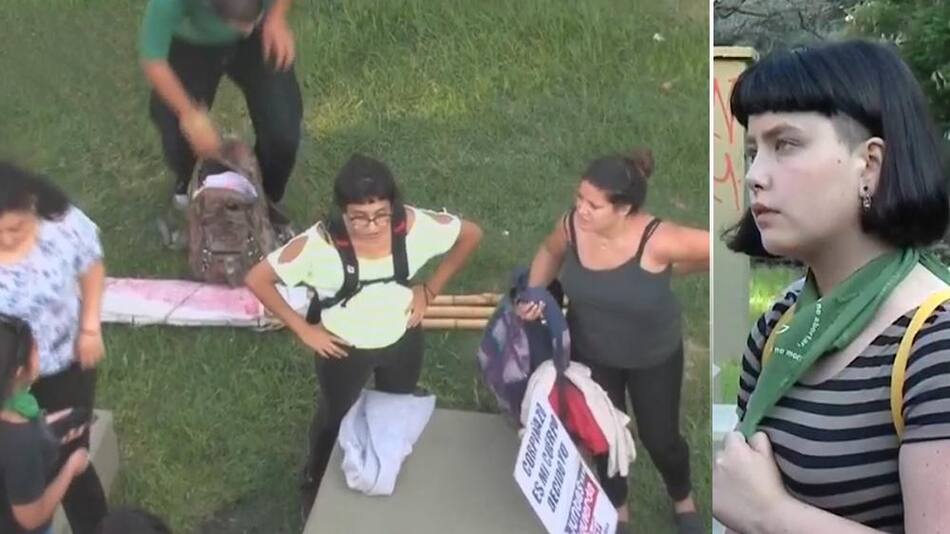 Corpiñazo frente a Ministerio de Educación porteño