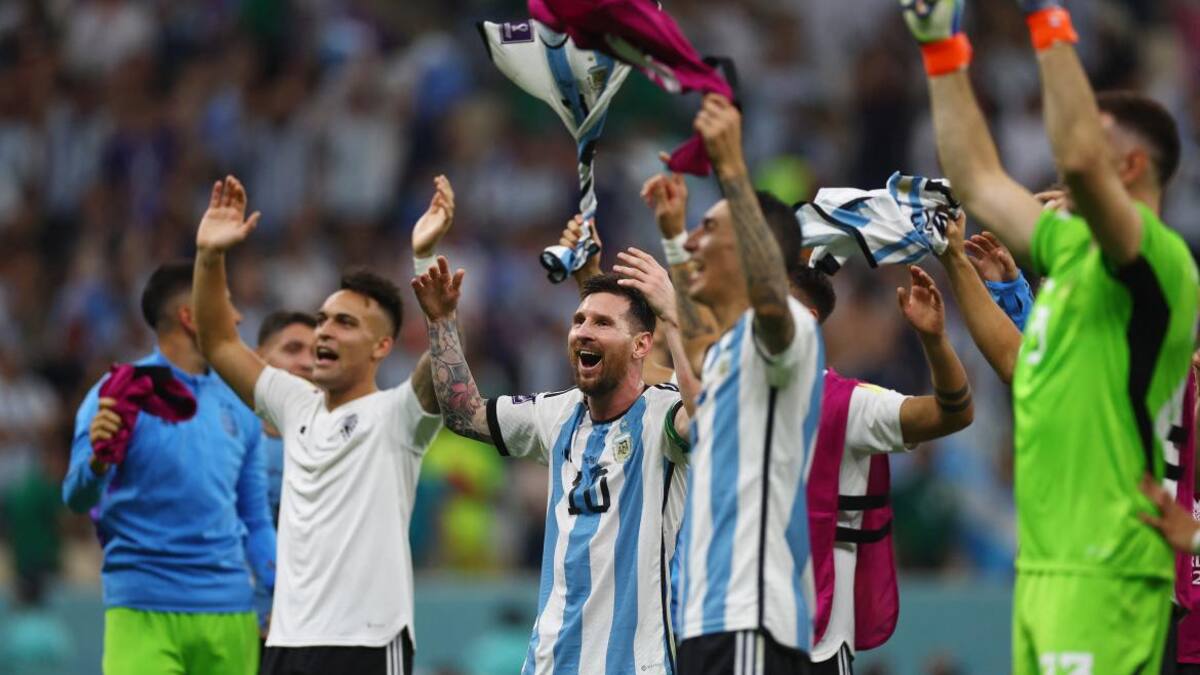 Selección Argentina vs México. Foto: REUTERS