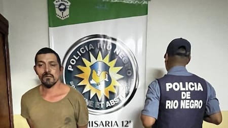 Facundo Jones Huala detenido en El Bolsón. Foto: x PatriciaBullrich.