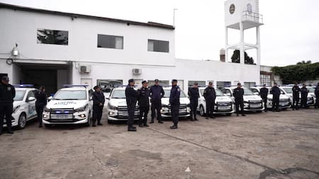 Entrega de patrulleros en San Martín. Foto: Captura de video.