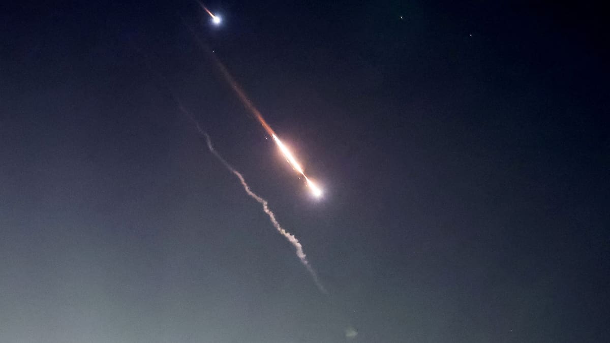 Ataque de Irán a Israel. Foto: Reuters.