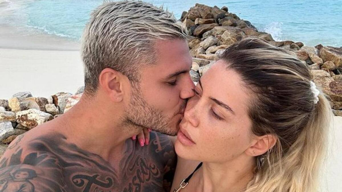 Mauro Icardi y Wanda Nara. Foto: Instagram @mauroicardi