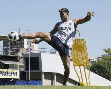 Entrenamiento de Boca Juniors, fútbol argentino