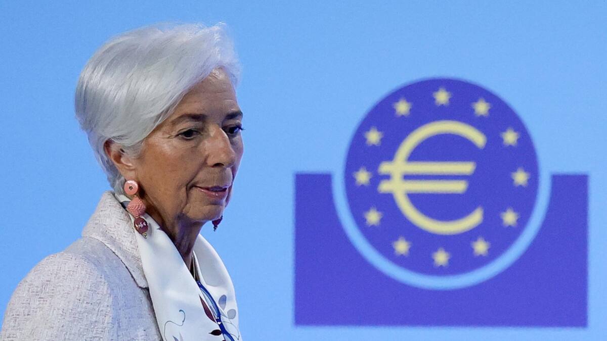 Christine Lagarde, presidenta del Banco Central Europeo (BCE). Foto: EFE.