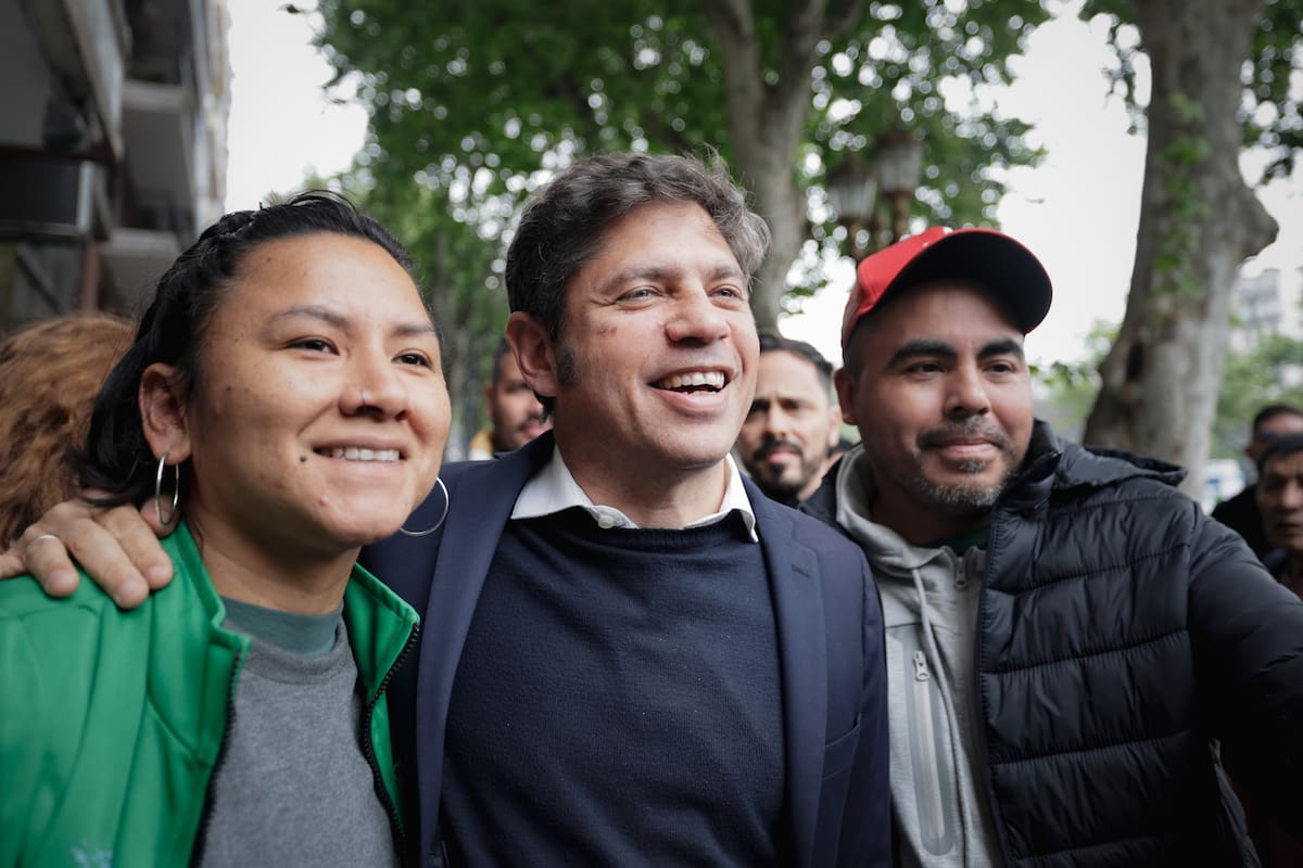 Axel Kicillof en la Marcha Federal Universitaria.