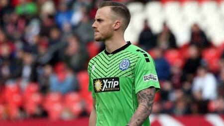 Mark Flekken, arquero del blooper en el fútbol aleman