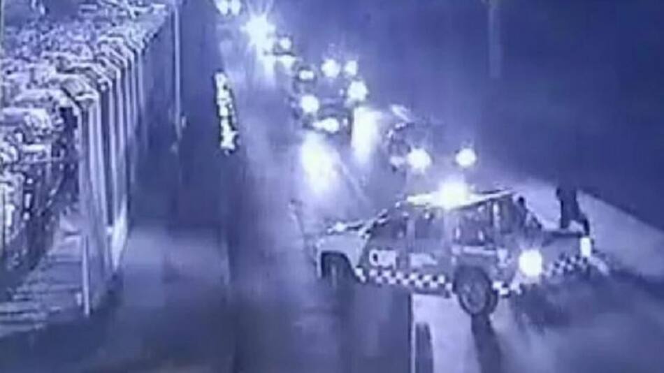 Persecución y tiroteo en Panamericana. Foto: captura video.