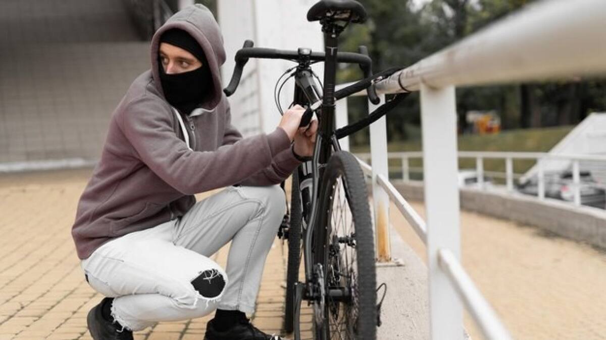 Robo de bicicletas. Foto cedida por anunciantes.