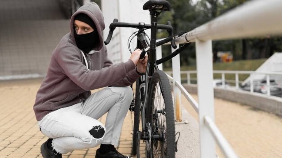 Robo de bicicletas. Foto cedida por anunciantes.