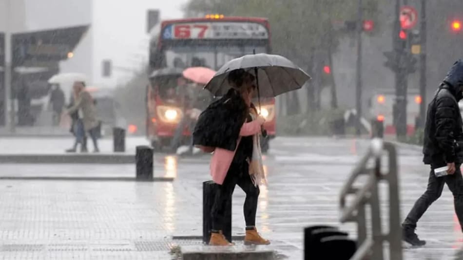 Fuertes tormentas en Buenos Aires. Foto: NA