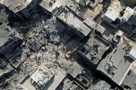 Campo de refugiados Al-Maghazi. Foto: Reuters.