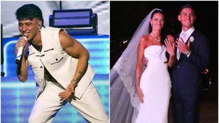 Luck Ra cantó en el casamiento de Oriana y Paulo. Foto: NA - redes.