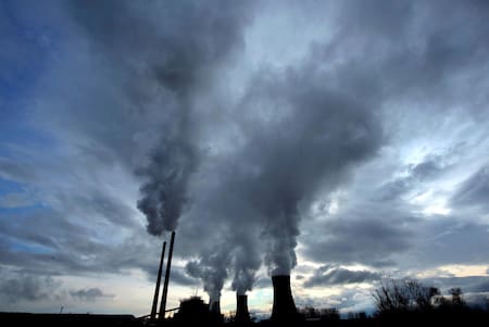 Emisiones de dióxido de carbono. Foto: EFE