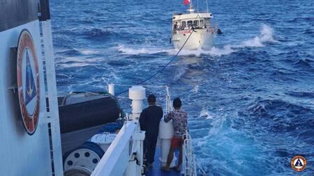 Contienda entre China y Filipinas. Foto: Reuters.