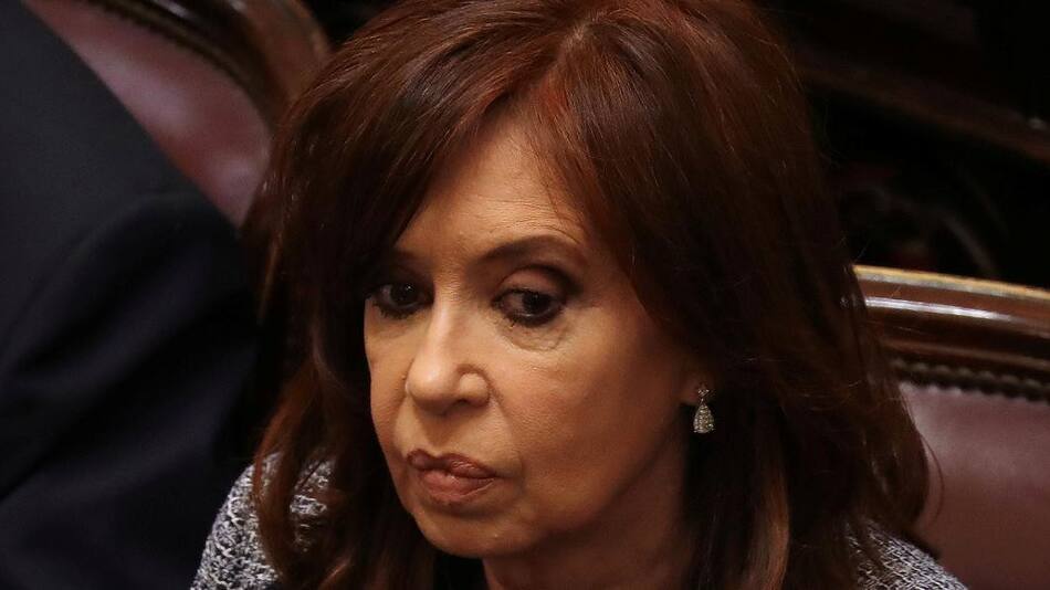 Cristina Kirchner en el Senado (Reuters)