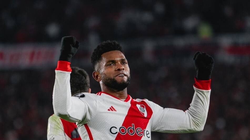 Borja, entre algodones. Foto: Instagram River Plate