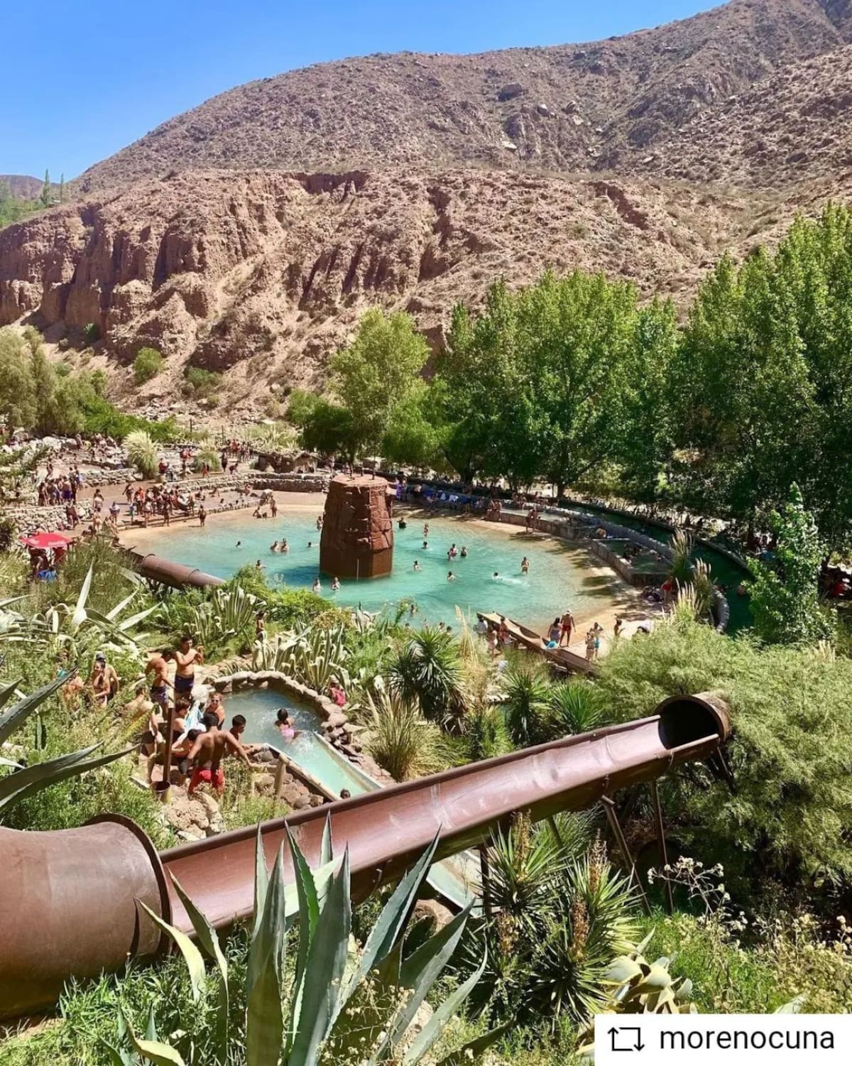 Termas para visitar en las vacaciones de invierno. Foto: Instagram.