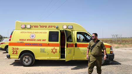 Kerem Shalom, frontera entre Gaza e Israel. Foto: EFE.