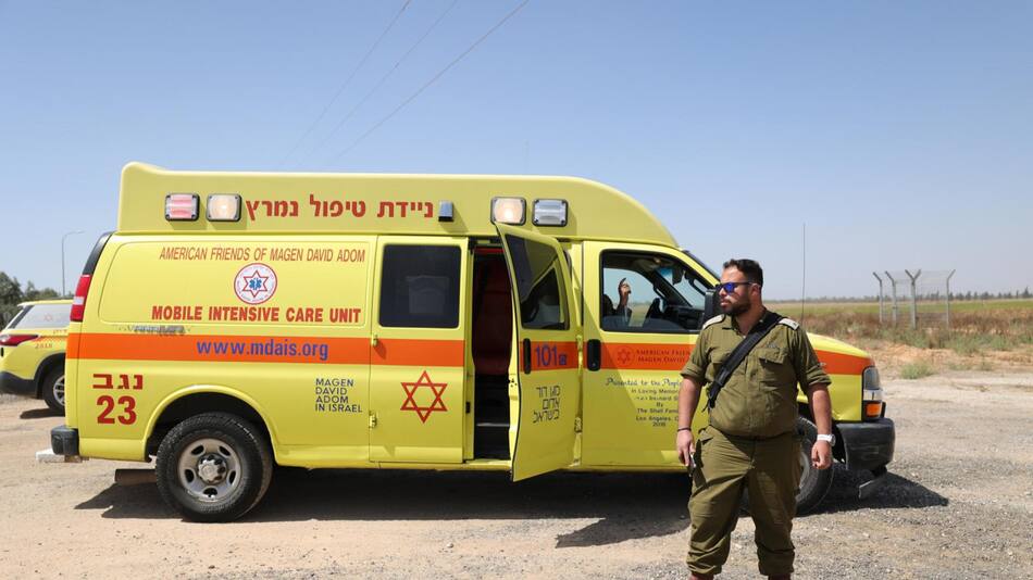 Kerem Shalom, frontera entre Gaza e Israel. Foto: EFE.