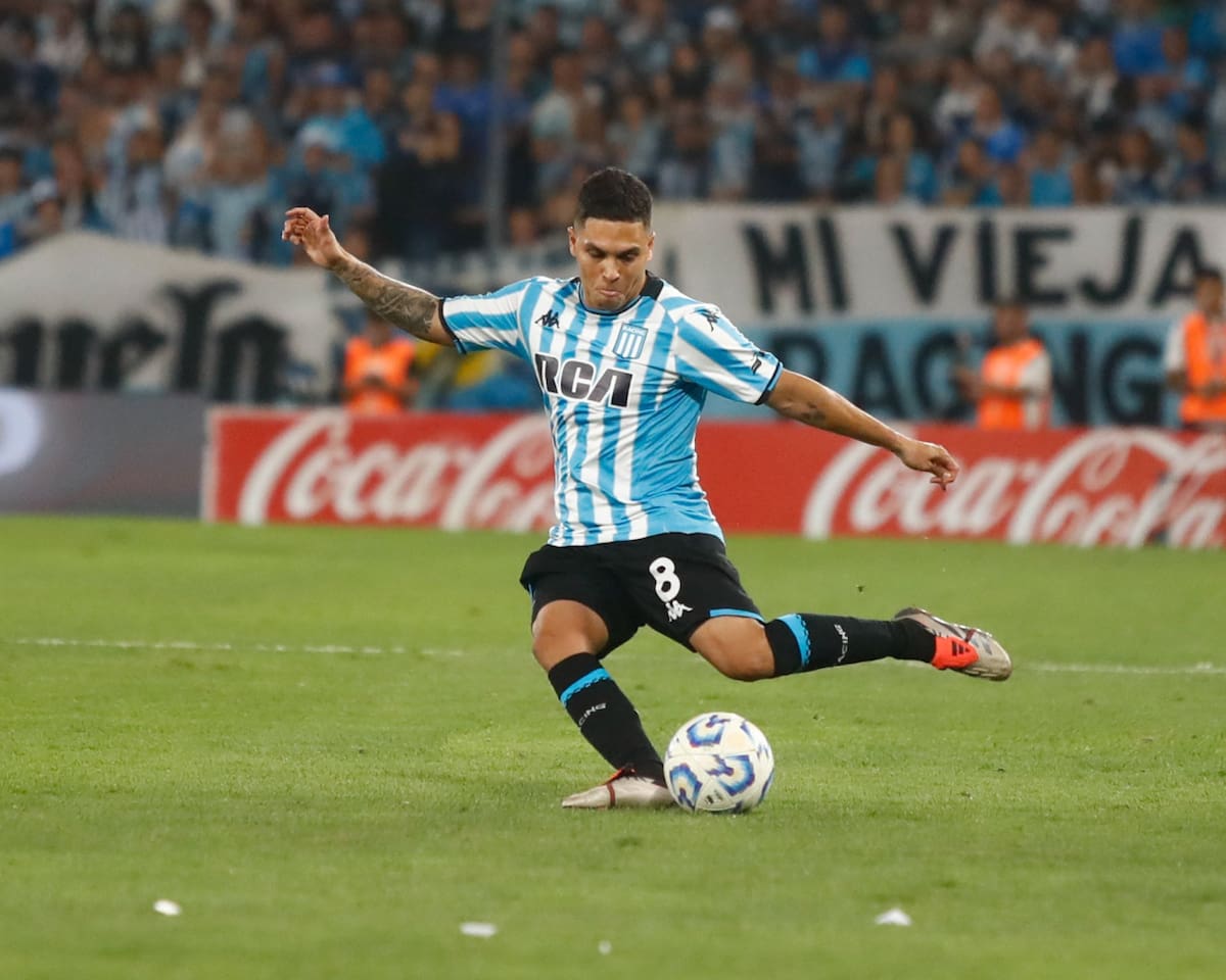 Juanfer Quintero, Racing. Foto: @RacingClub