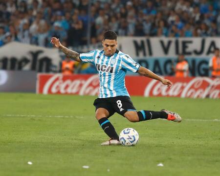 Juanfer Quintero, Racing. Foto: @RacingClub
