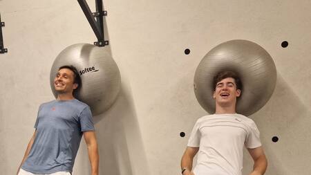 Franco Colapinto, distendido en la previa a su próxima carrera.