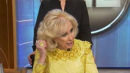 Mirtha Legrand. Foto: captura de pantalla.