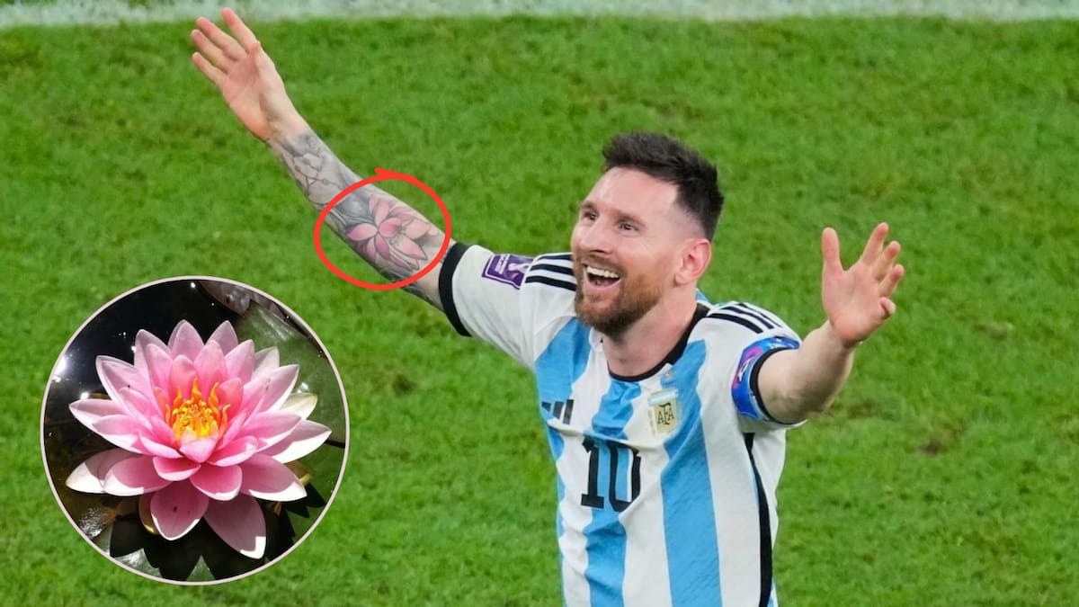 Cuál es la relación mística entre Messi y la flor de loto