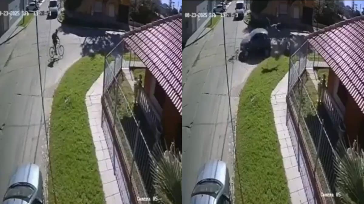 Banfield: Atropelló a un joven que iba en su bicicleta, en la esquina de Ignacio Correa y La Plata. El conductor escapó.