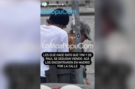 Tini Stoessel y Rodrigo De Paul fueron vistos en Europa. Foto: Instagram /angeldebritooki.