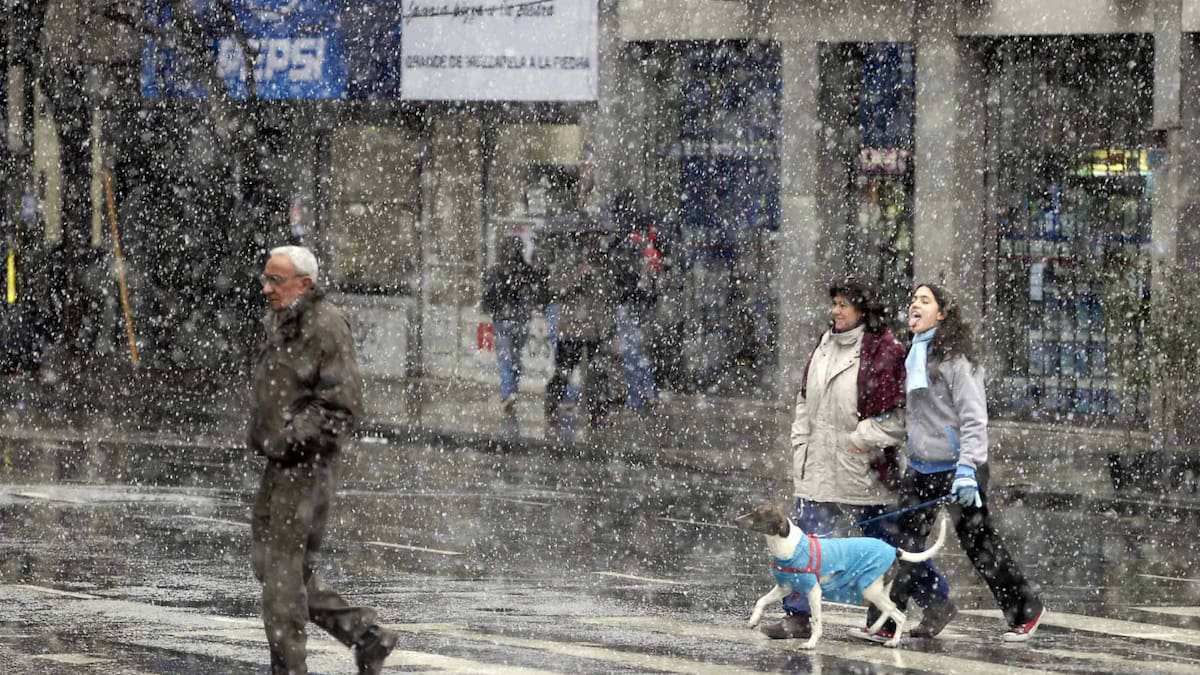 Con la llegada de la ola polar a Buenos Aires, crece la expectativa: ¿puede caer nieve como en 2007?