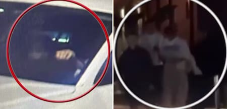 Rodrigo De Paul y Tini Stoessel fueron vistos juntos en una parrilla de Buenos Aires. Fotos: capturas América