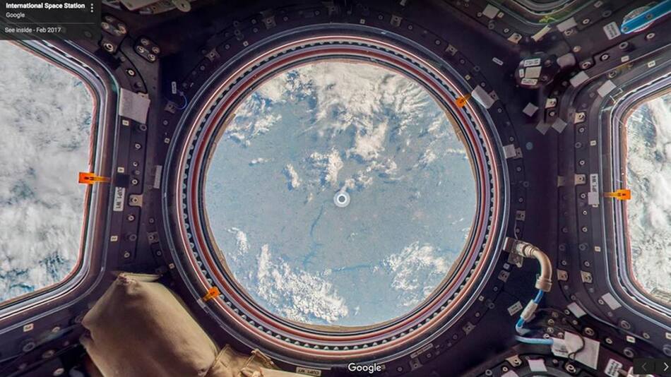 Estación Espacial Internacional con Google Street View