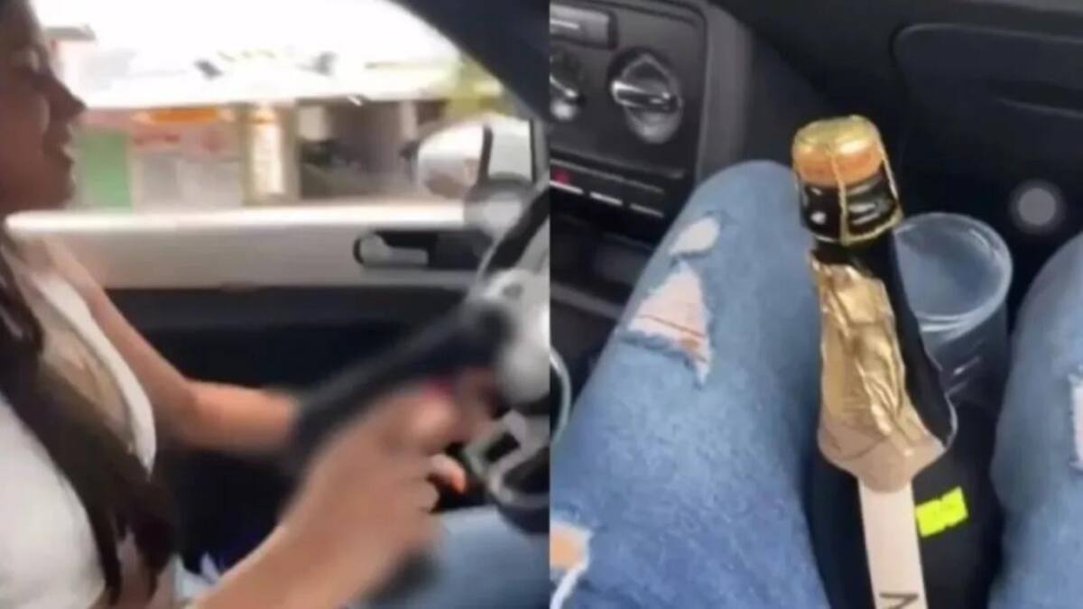 Se filmaron tomando alcohol y disparando mientras manejaban en Chaco.