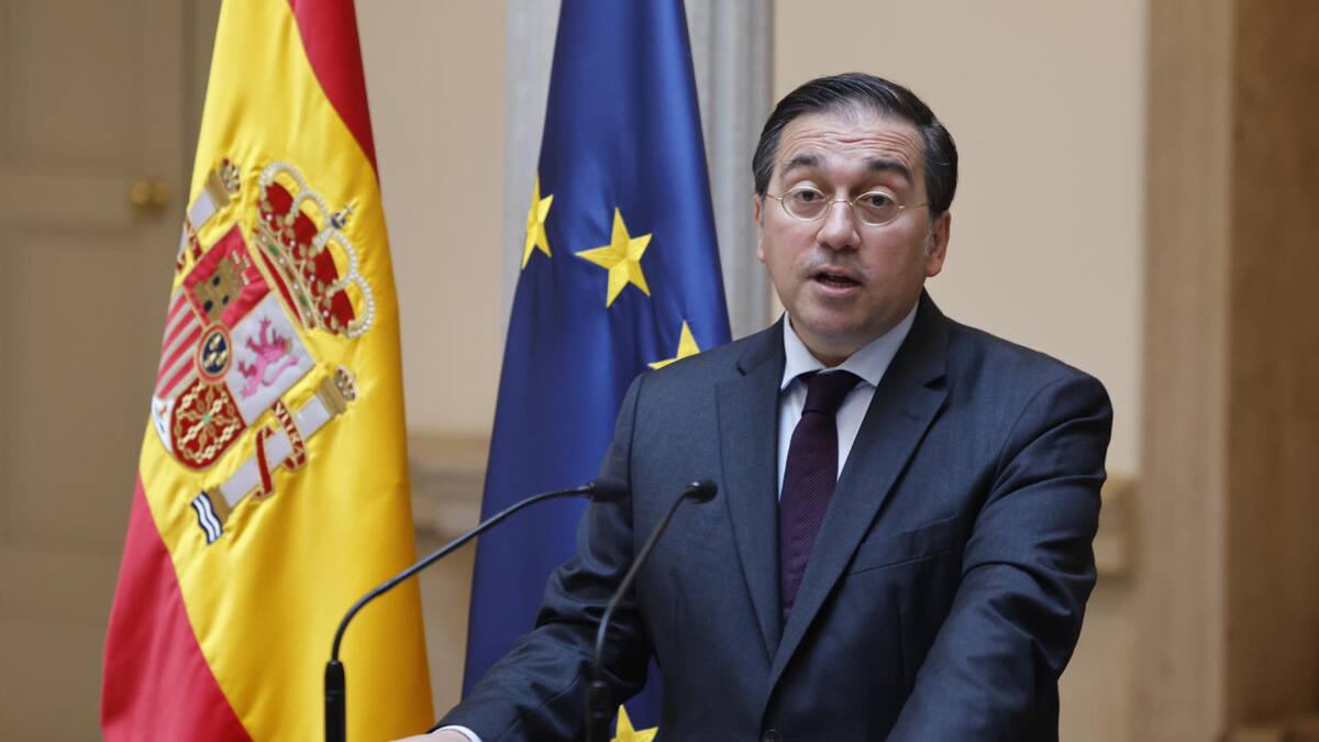 El ministro español de Asuntos Exteriores, José Manuel Albares. Foto: EFE.