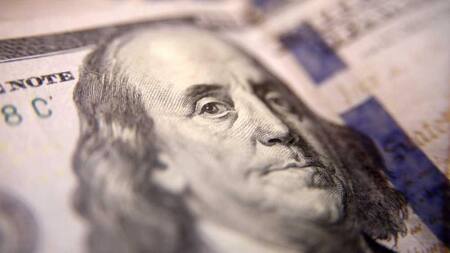 Dólar, Dólares, billetes de dólar, foto NA