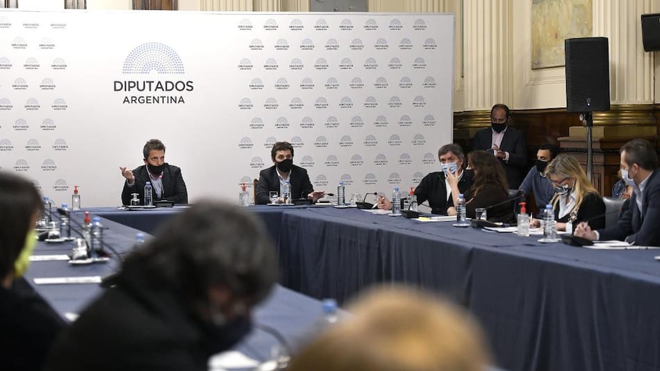 Reunión en Diputados por primera sesión virtual, AGENCIA NA