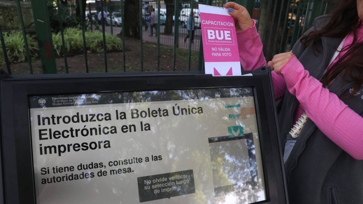 Boleta Única Electrónica, elecciones en CABA. Foto: buenosaires.gob