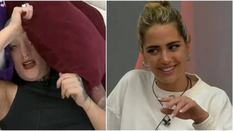 Furia y Sabrina de Gran Hermano. Fotos: captura Telefe.