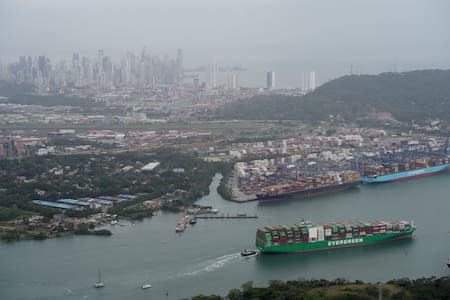 Canal de Panamá. Foto: REUTERS/Enea Lebrun