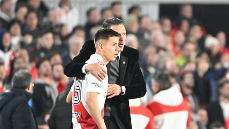 Claudio Echeverri; River Plate vs. Instituto de Córdoba. Foto: Twitter @RiverPlate.