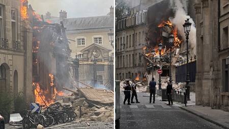 Incendio en Francia. Foto: Twitter.