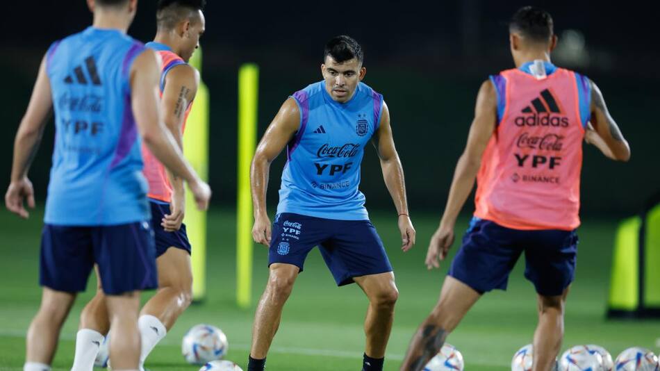 Entrenamiento de la Selección. Foto: EFE.