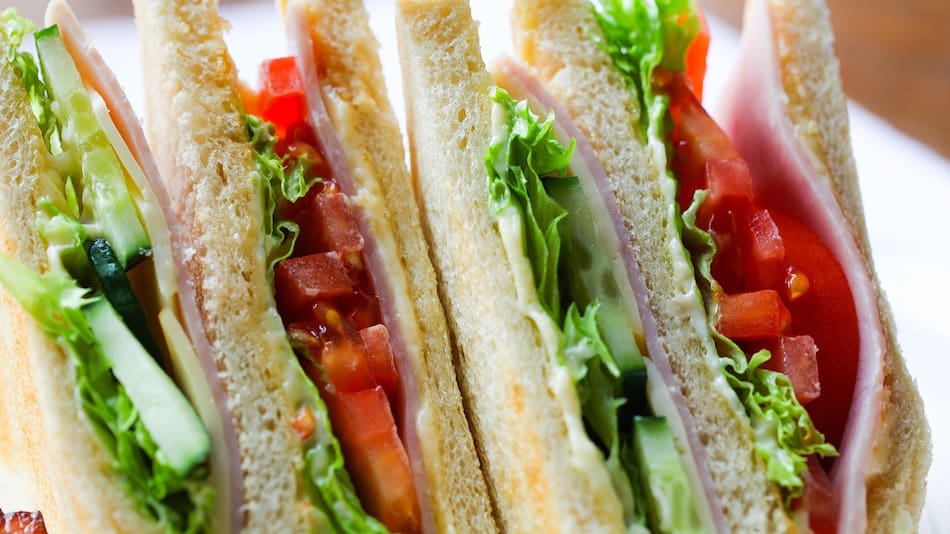 Sándwiches de miga. Foto: Pexels.